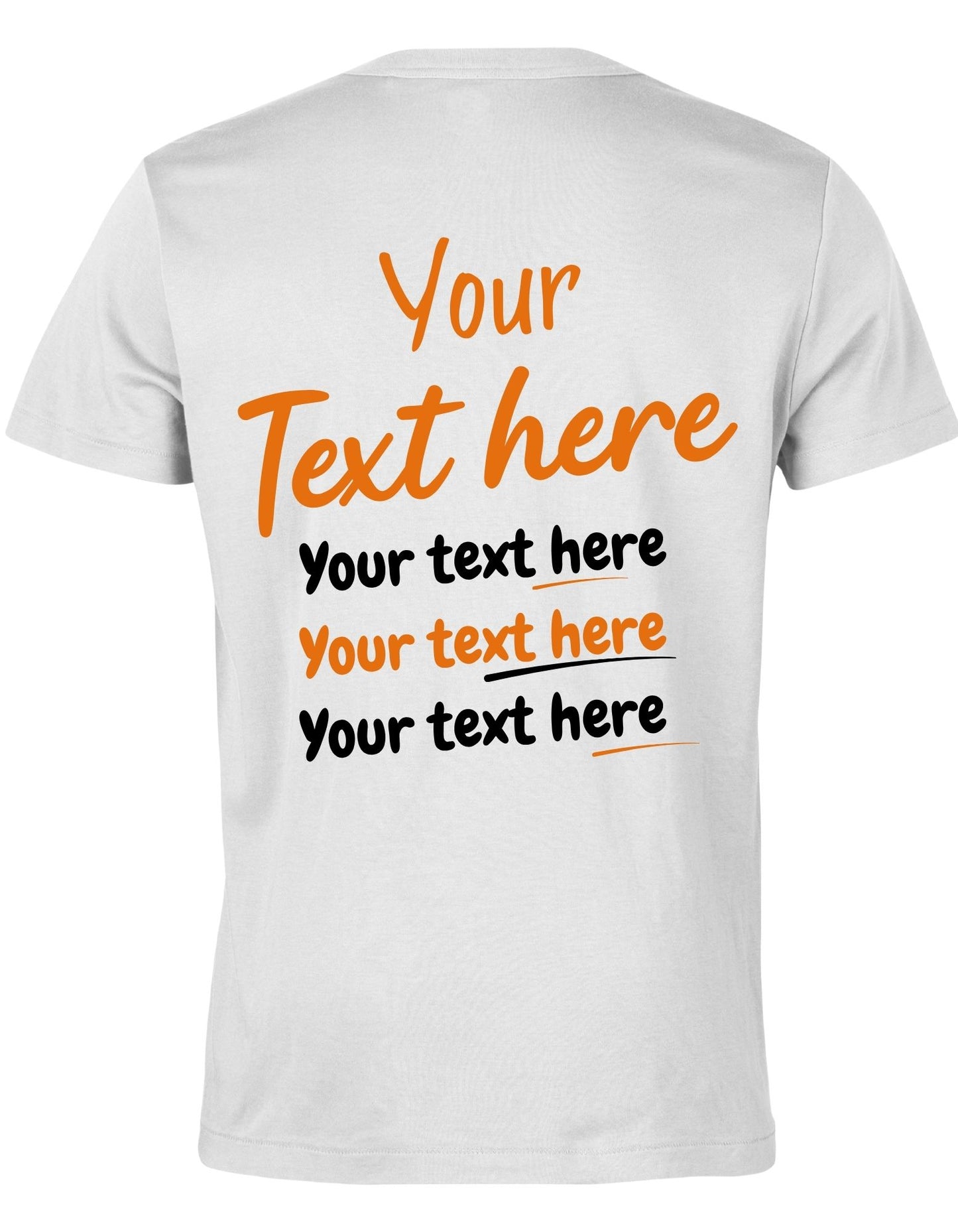 Mr Ginger Kids T-Shirt | Logo | Back Personalisation