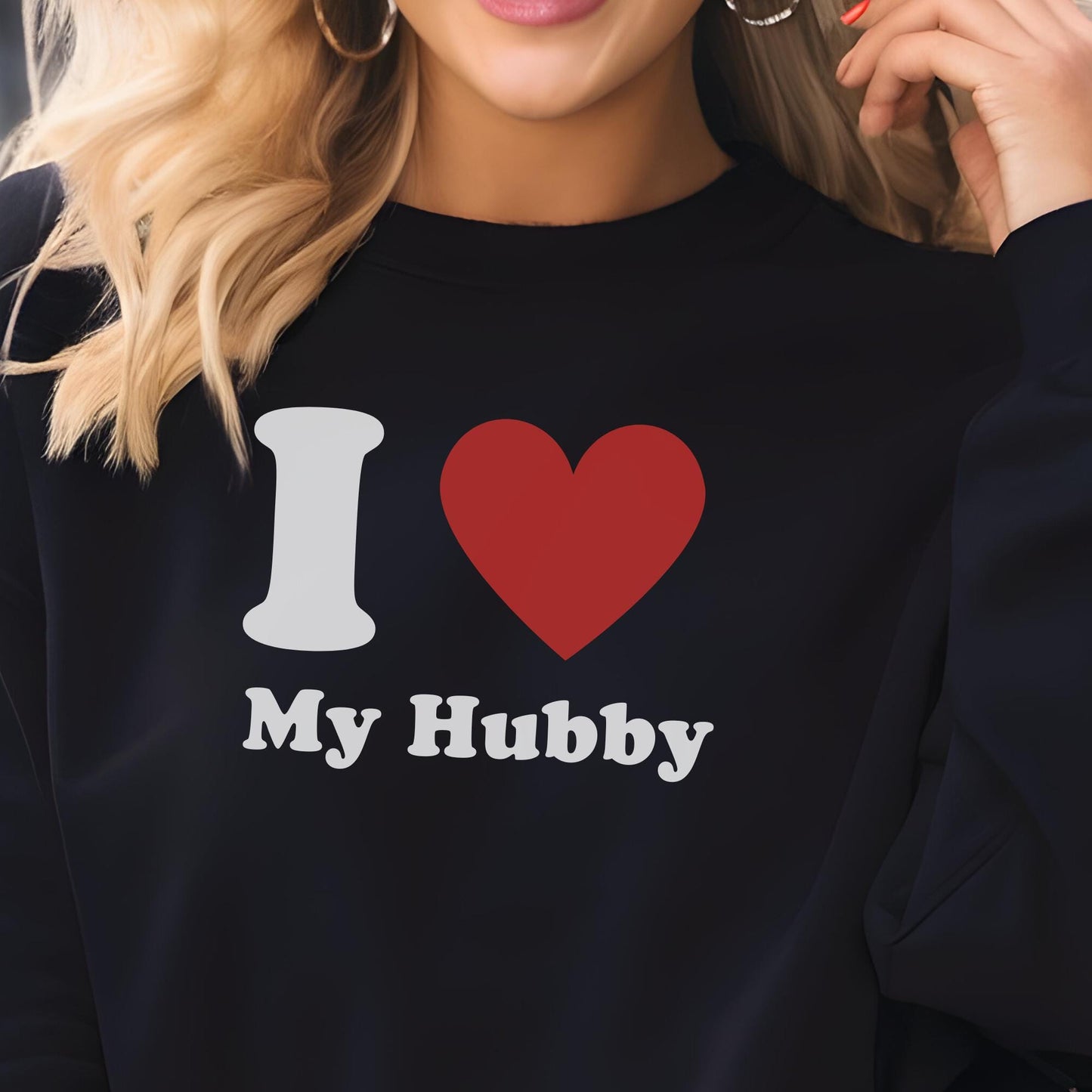 Unisex I Love Custom Sweatshirt, Unisex I Heart Custom Sweatshirt, Custom Text Shirt, Valentine Sweatshirt, Custom Valentine's Day Gift
