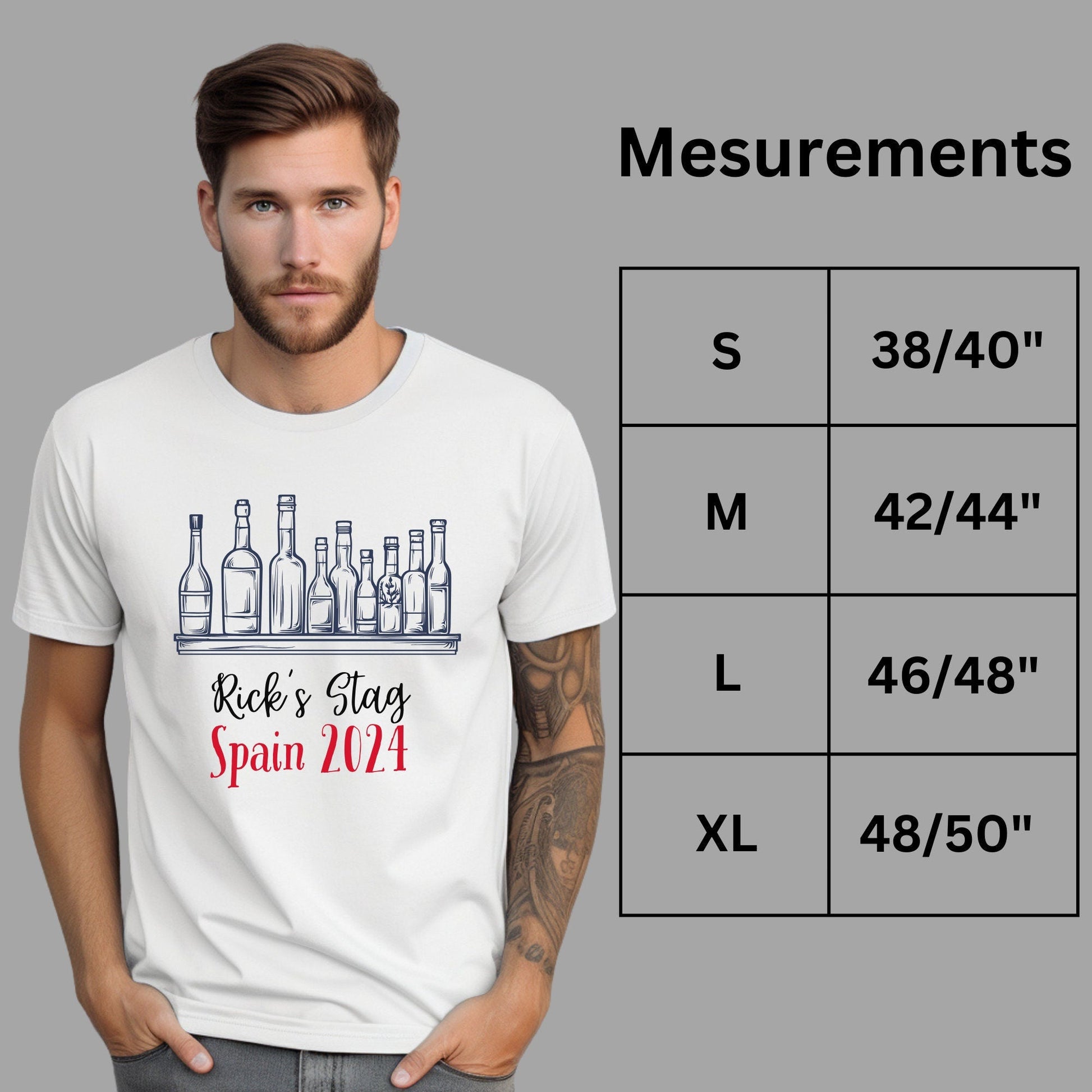 Personalised Beer Bottles Stag T-Shirts