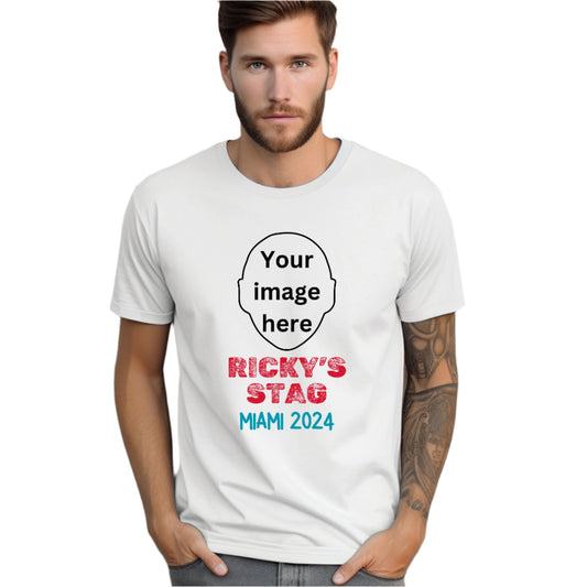 Personalised Custom Photo Stag T Shirt