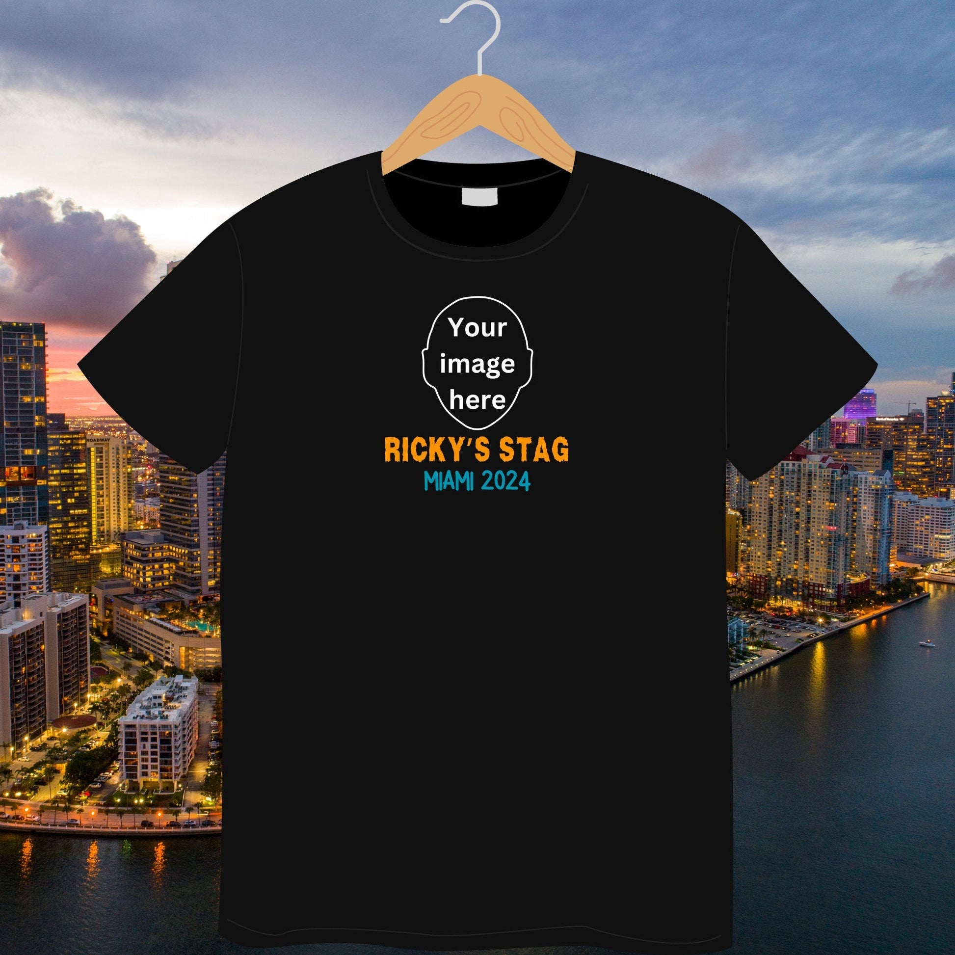 Personalised Stag Do Photo T Shirt