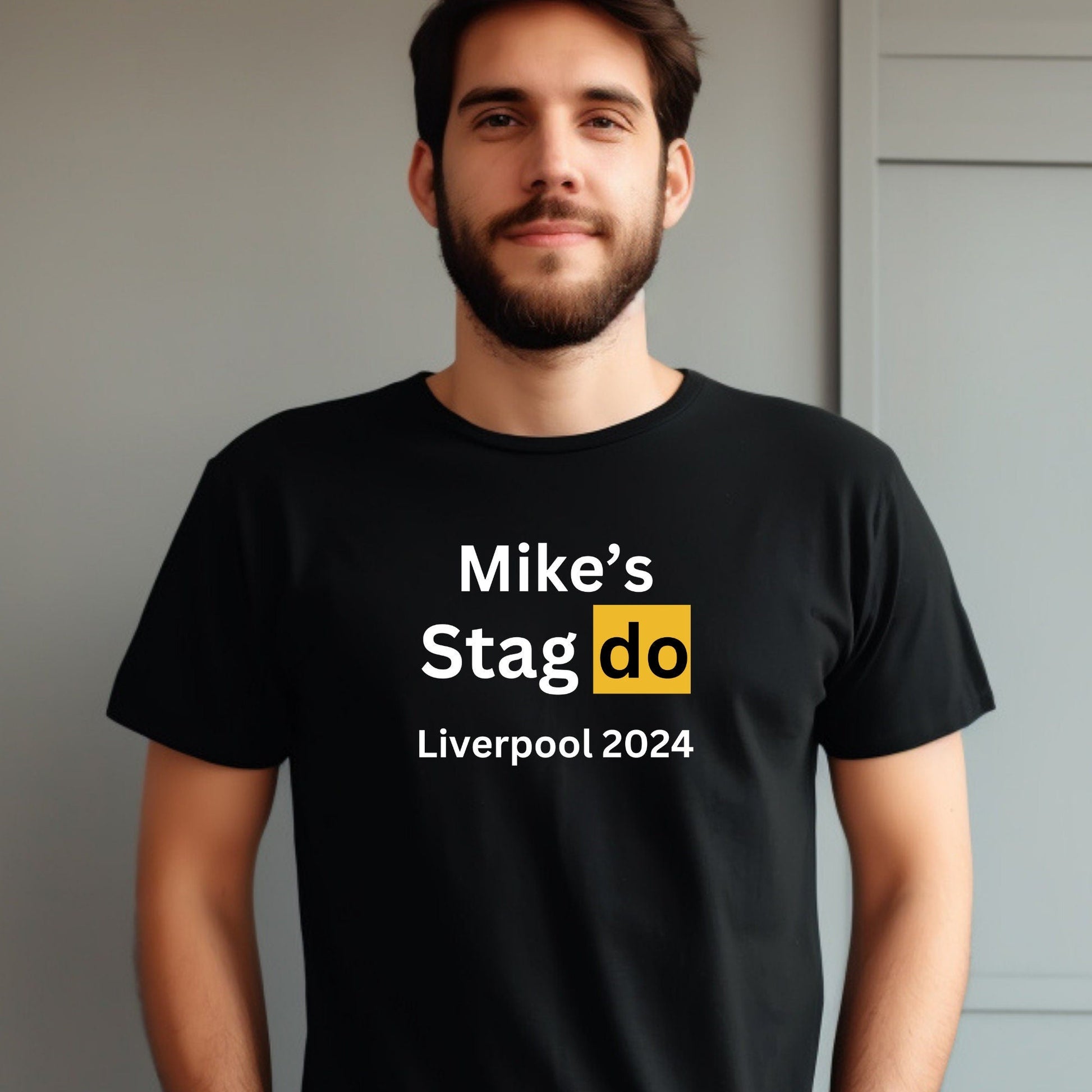 Personalised Stag Do Bachelorette Party T Shirt