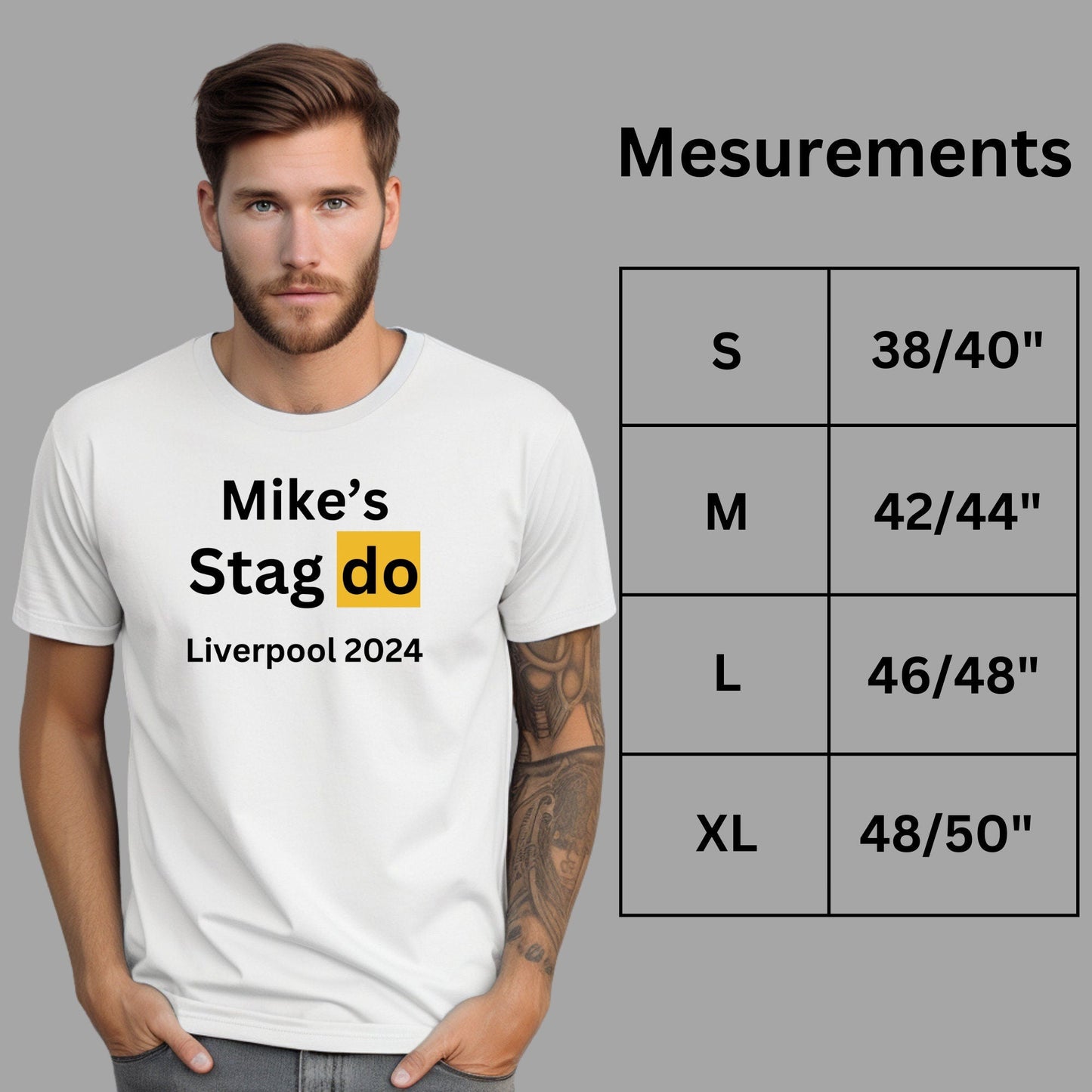Personalised Stag Do Bachelorette Party T Shirt