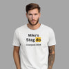 Personalised Stag Do Bachelorette Party T Shirt
