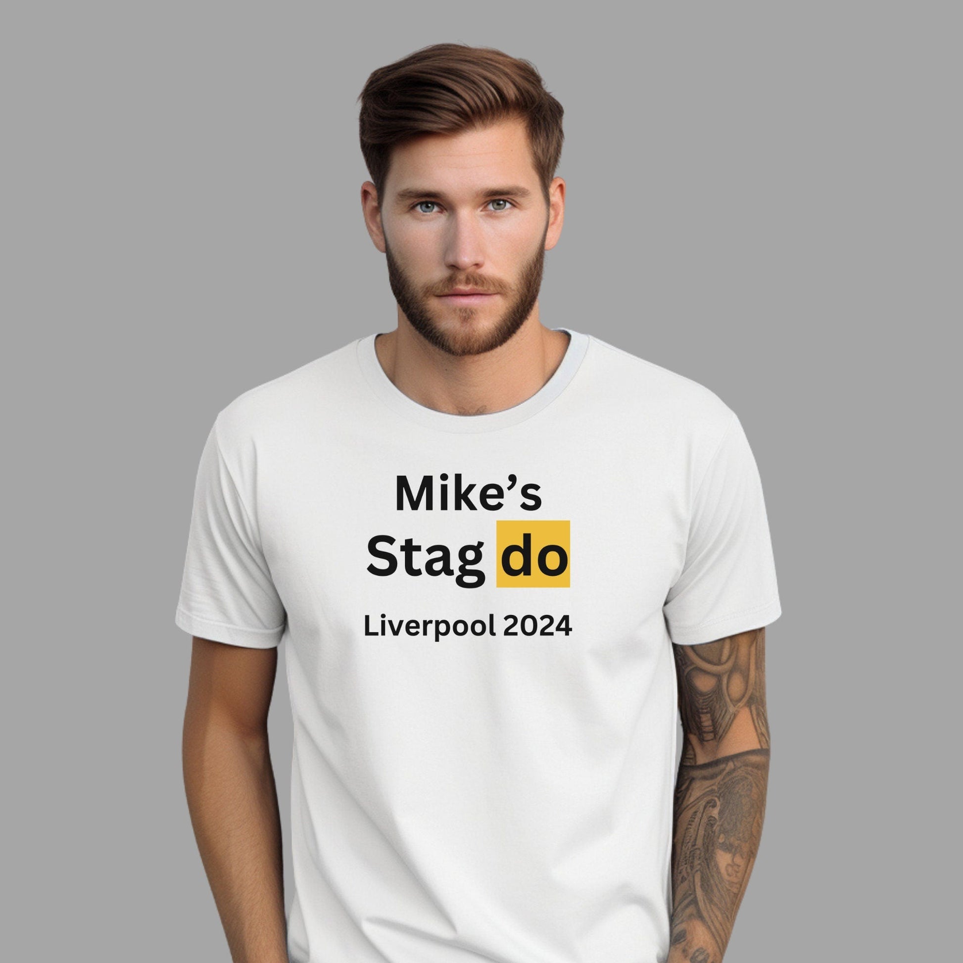 Personalised Stag Do Bachelorette Party T Shirt