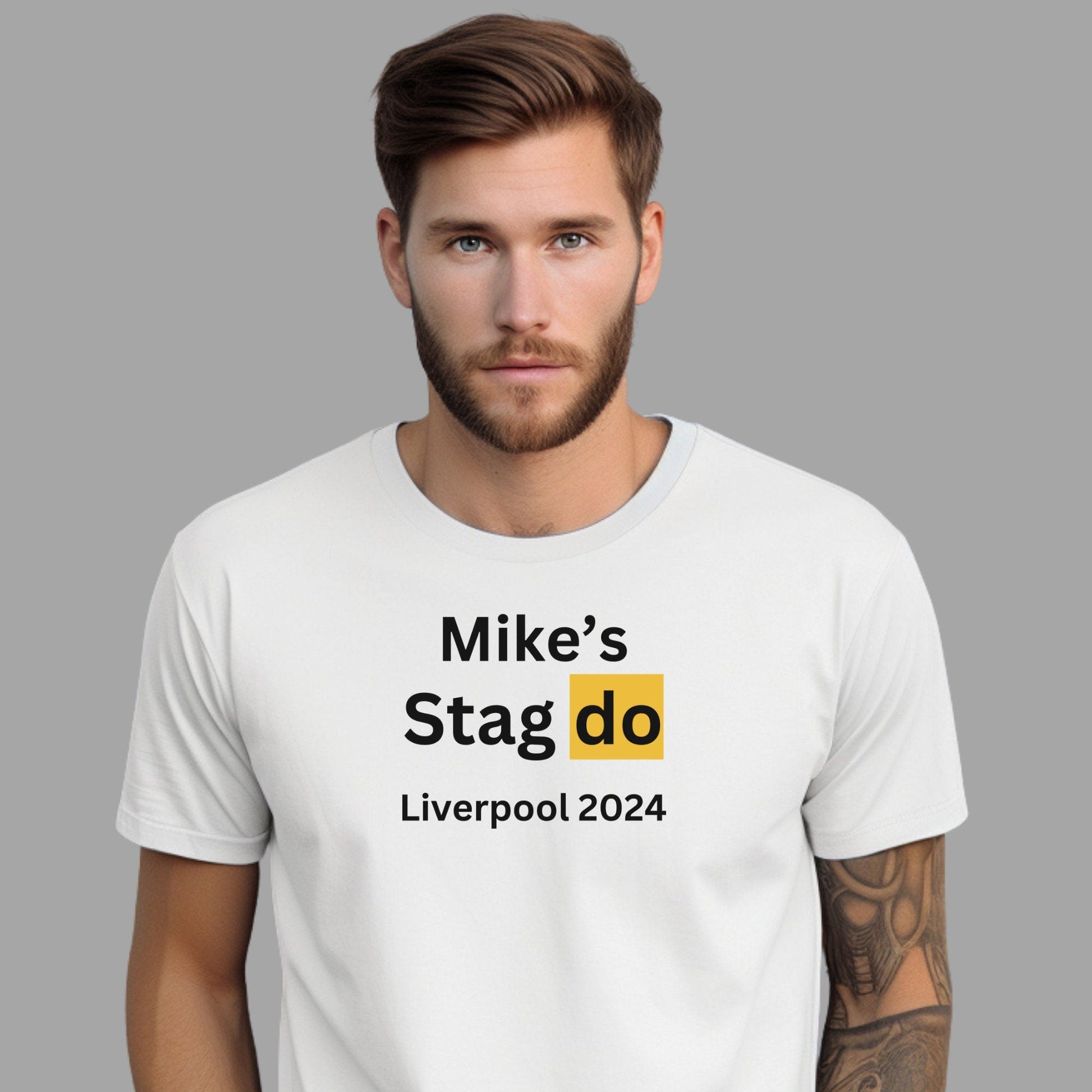 Personalised Stag Do Bachelorette Party T Shirt