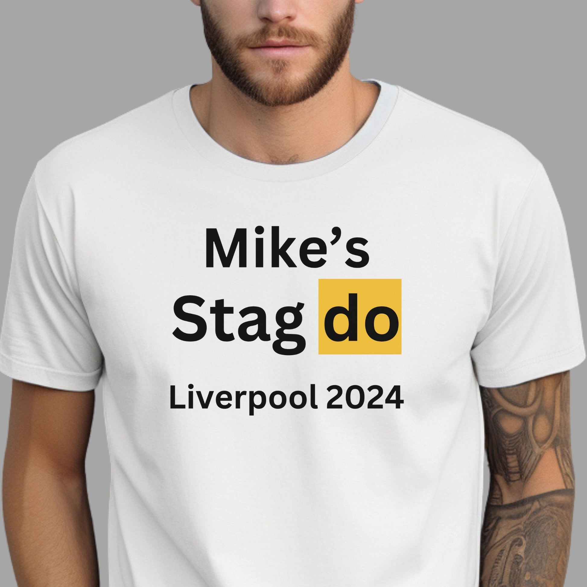 Personalised Stag Do Bachelorette Party T Shirt