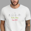 Personalised Stag Vegas Skyline T Shirt