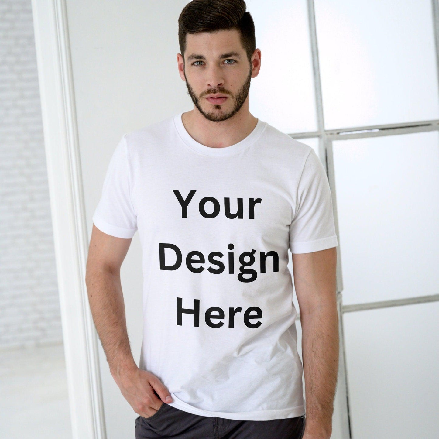 Personalised Unisex Printed Adult T Shirt