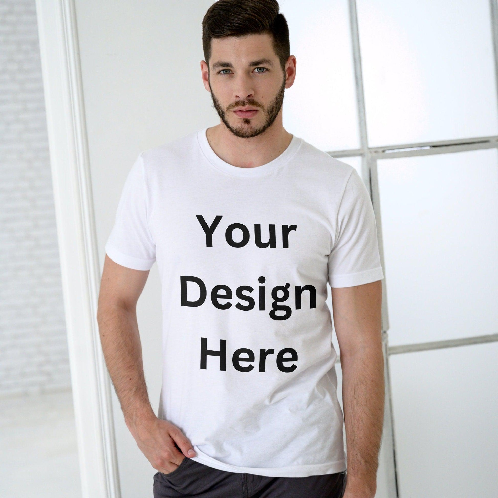 Personalised Unisex Printed Adult T Shirt