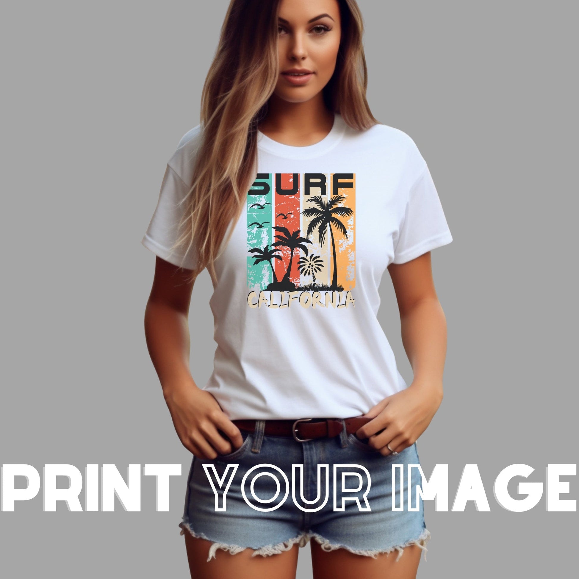 Personalised Unisex Printed Adult T Shirt