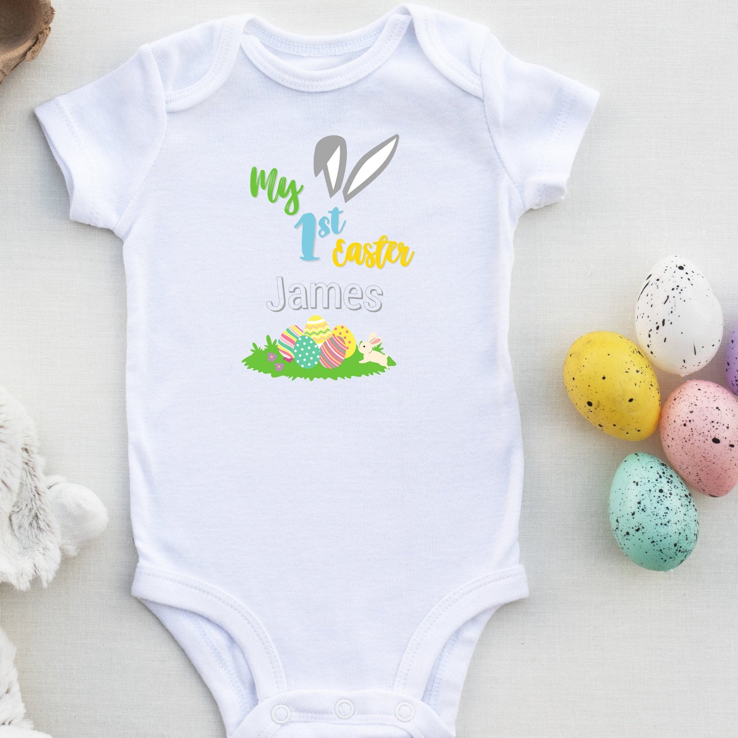 Personalised My First Easter Egg Baby Bodysuit