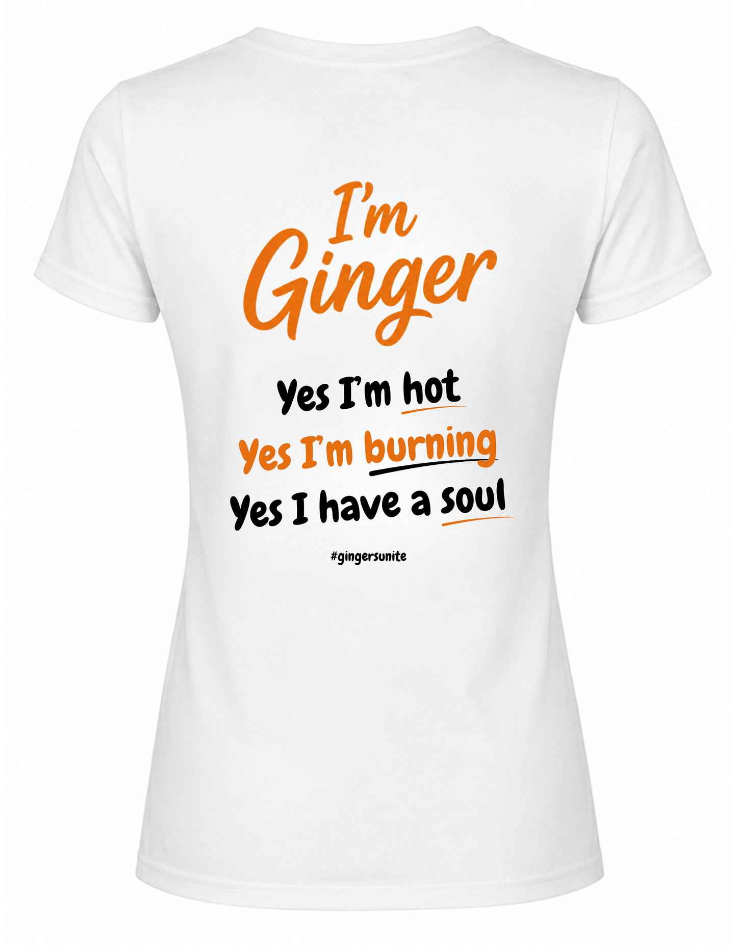 I’m Ginger T-Shirt | Official Jamie Tries Influencing Collaboration