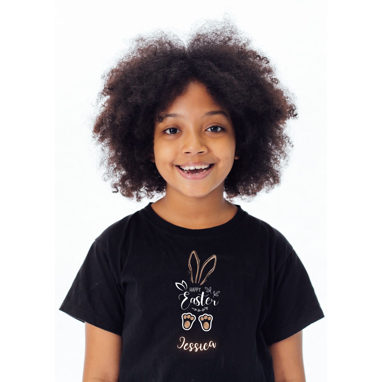 Personalised Kids Easter T Shirt with Name