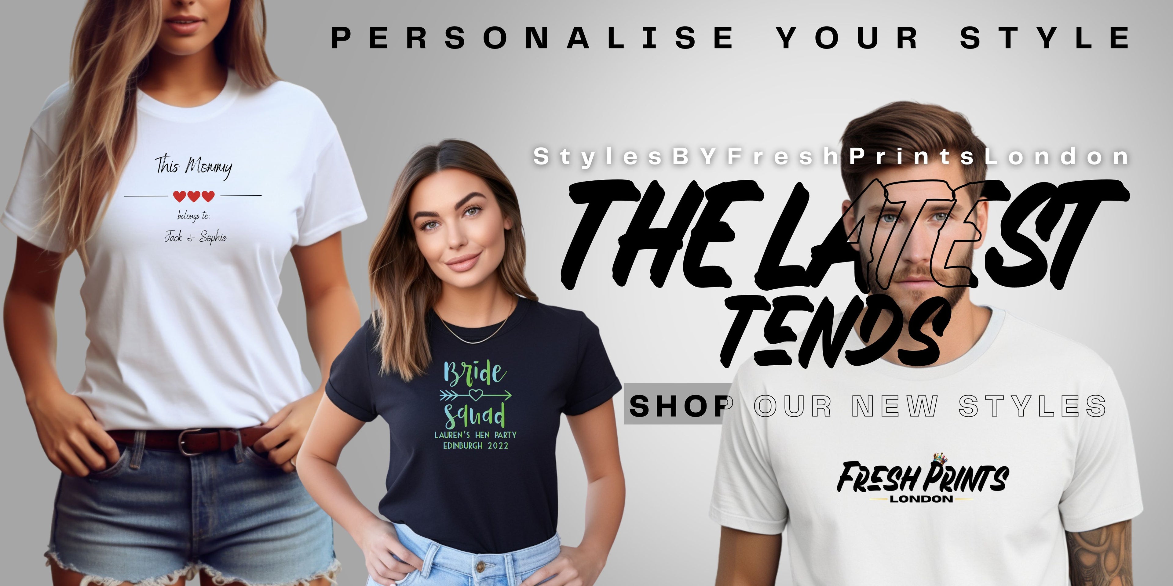 Personalise Your Style - Website Banner