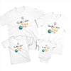Personalised Family Road Trip World Map T Shirt