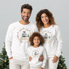 Custom Family Matching Tree Design Christmas Sweatshirts