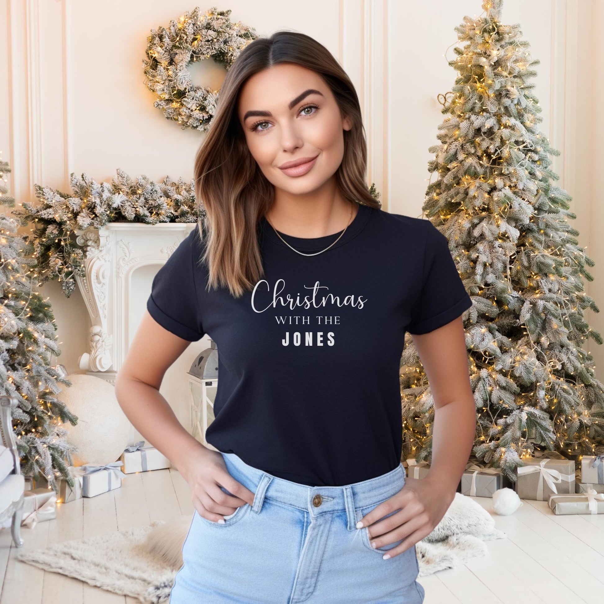 Personalised Matching Family Christmas T Shirt