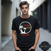 Custom Holiday Crew Circle Palm Tree T Shirt
