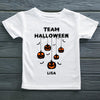 Custom Team Halloween Ghost Pumpkin Family Shirts