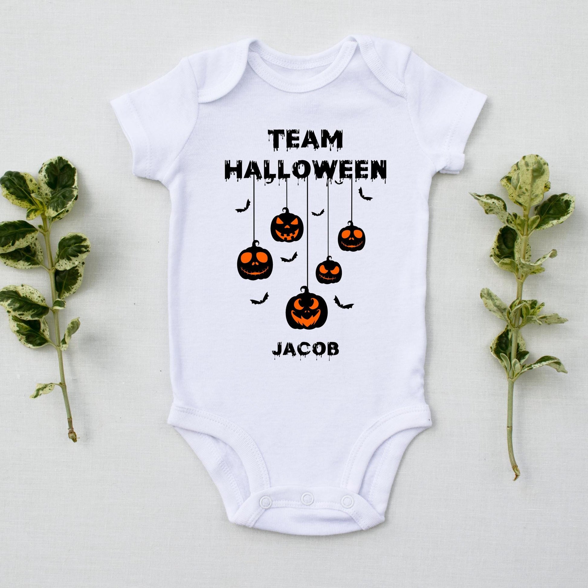 Custom Team Halloween Ghost Pumpkin Family Shirts