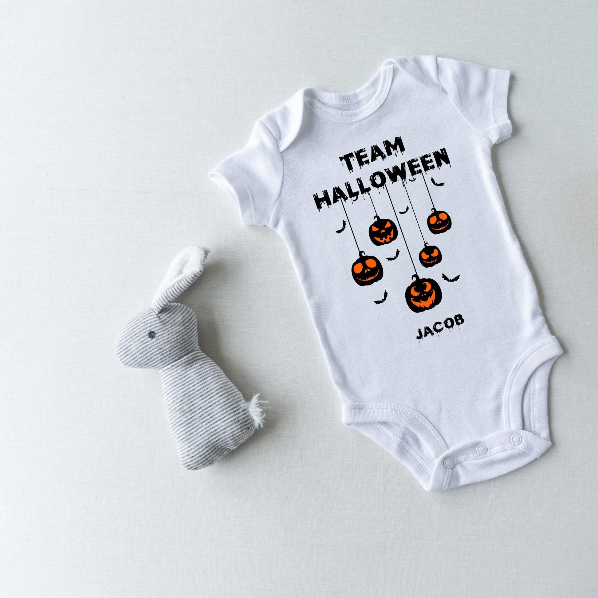 Custom Team Halloween Ghost Pumpkin Family Shirts