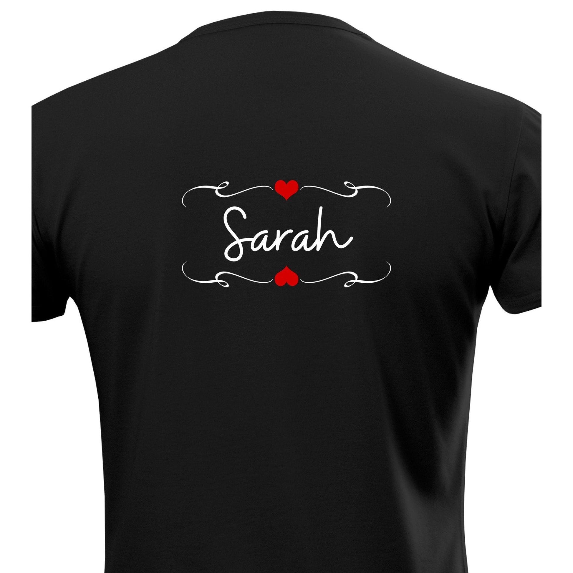 Personalised Hen Party T Shirts with Back Name