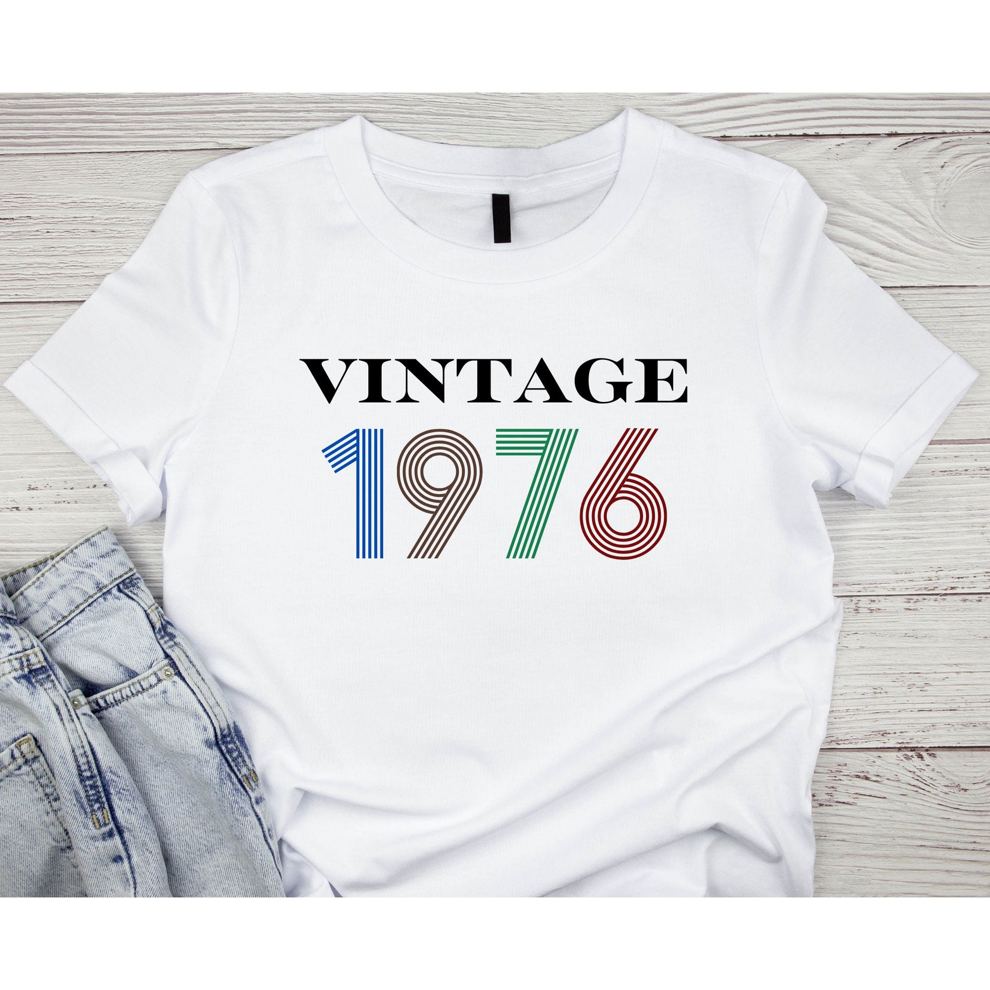 Custom Vintage Year Shirt, Custom Year Shirt, Unisex Short Sleeved Shirt, Personalised Any Year Tee, Custom Printed Tee, Birthday Gift Shirt
