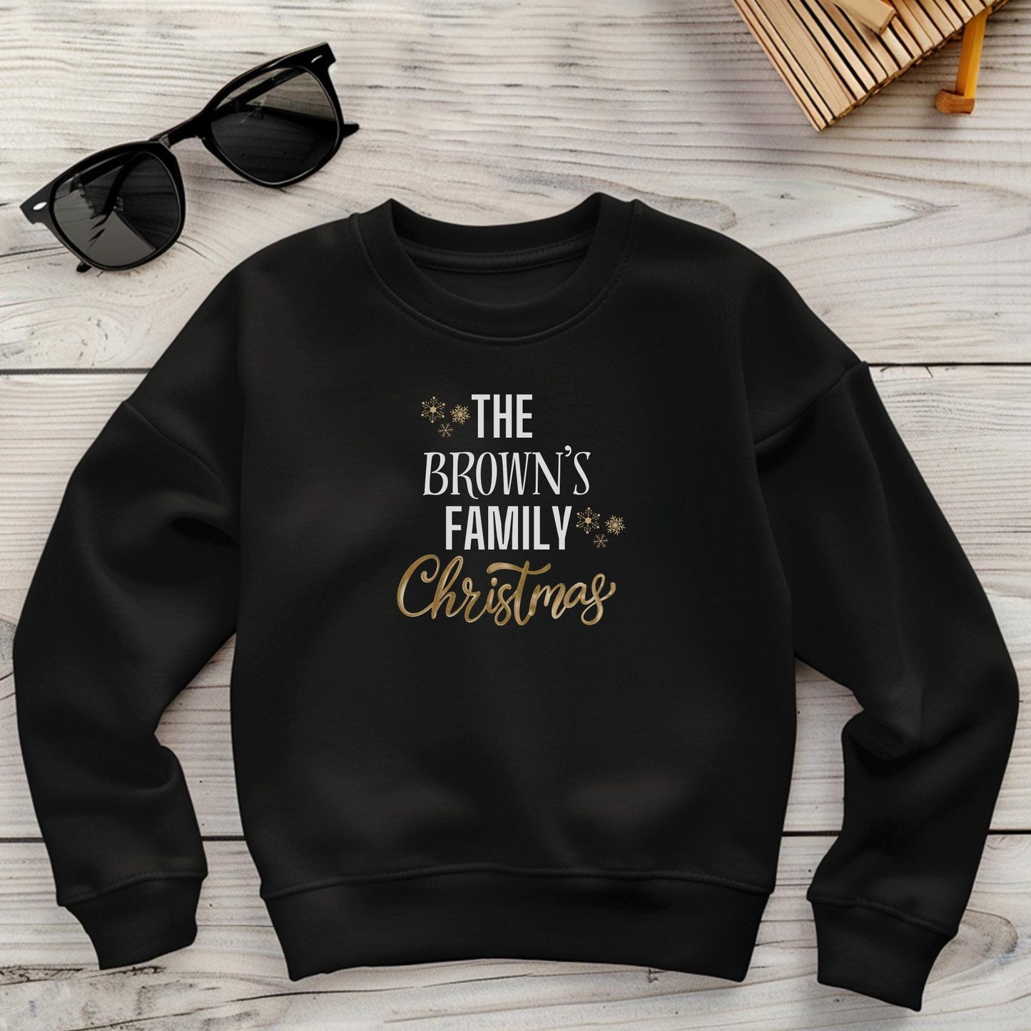 Personalised Family Matching Christmas Sweatshirt