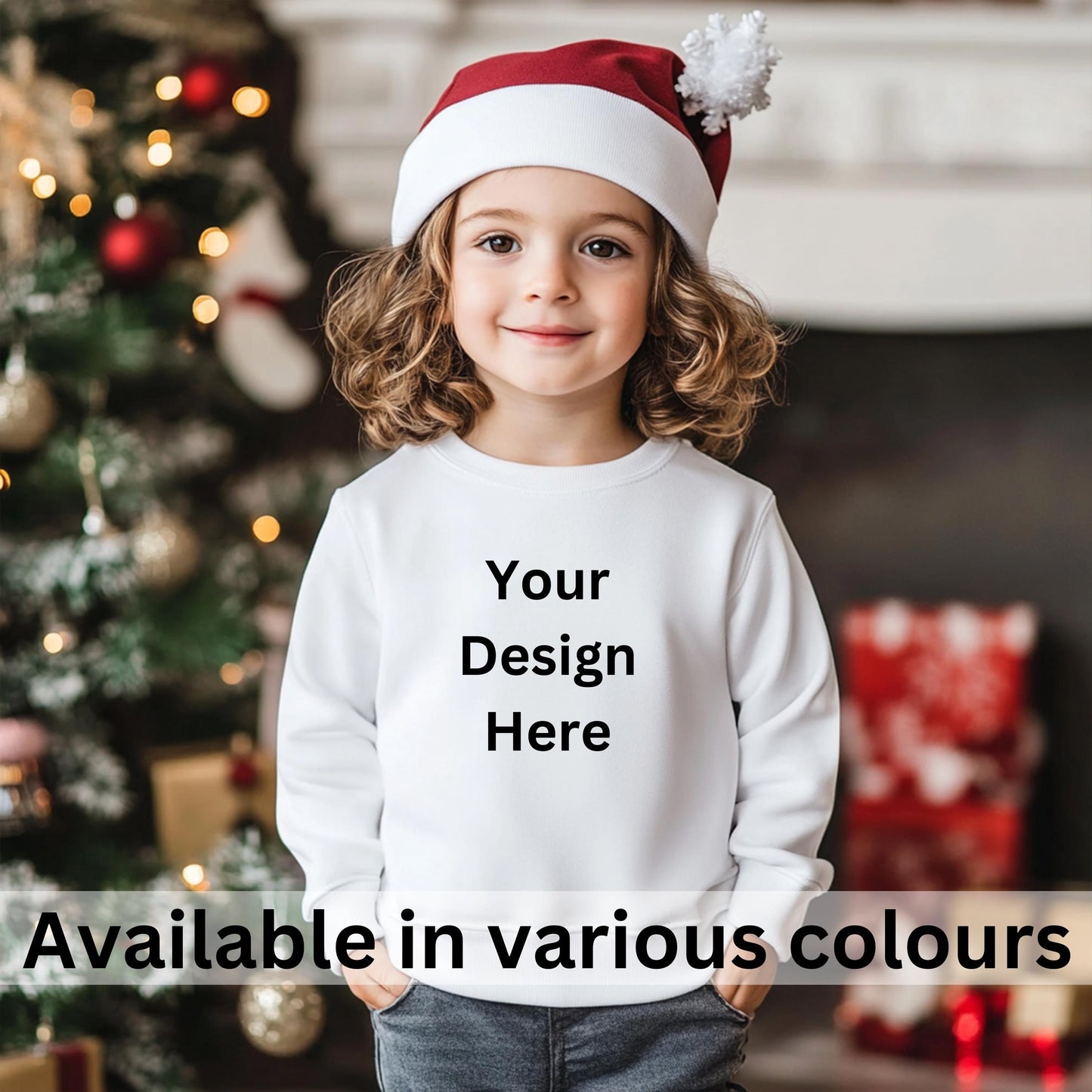 Personalised Custom Kid's Christmas Sweatshirt