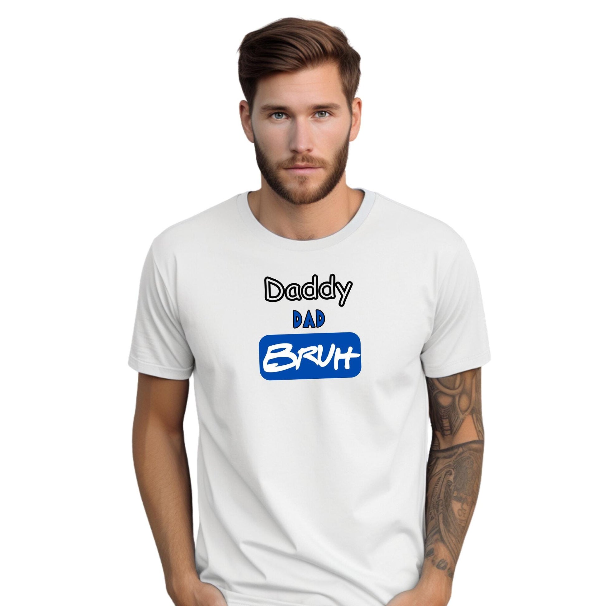 Personalised Dad and Mom Bruh T Shirt