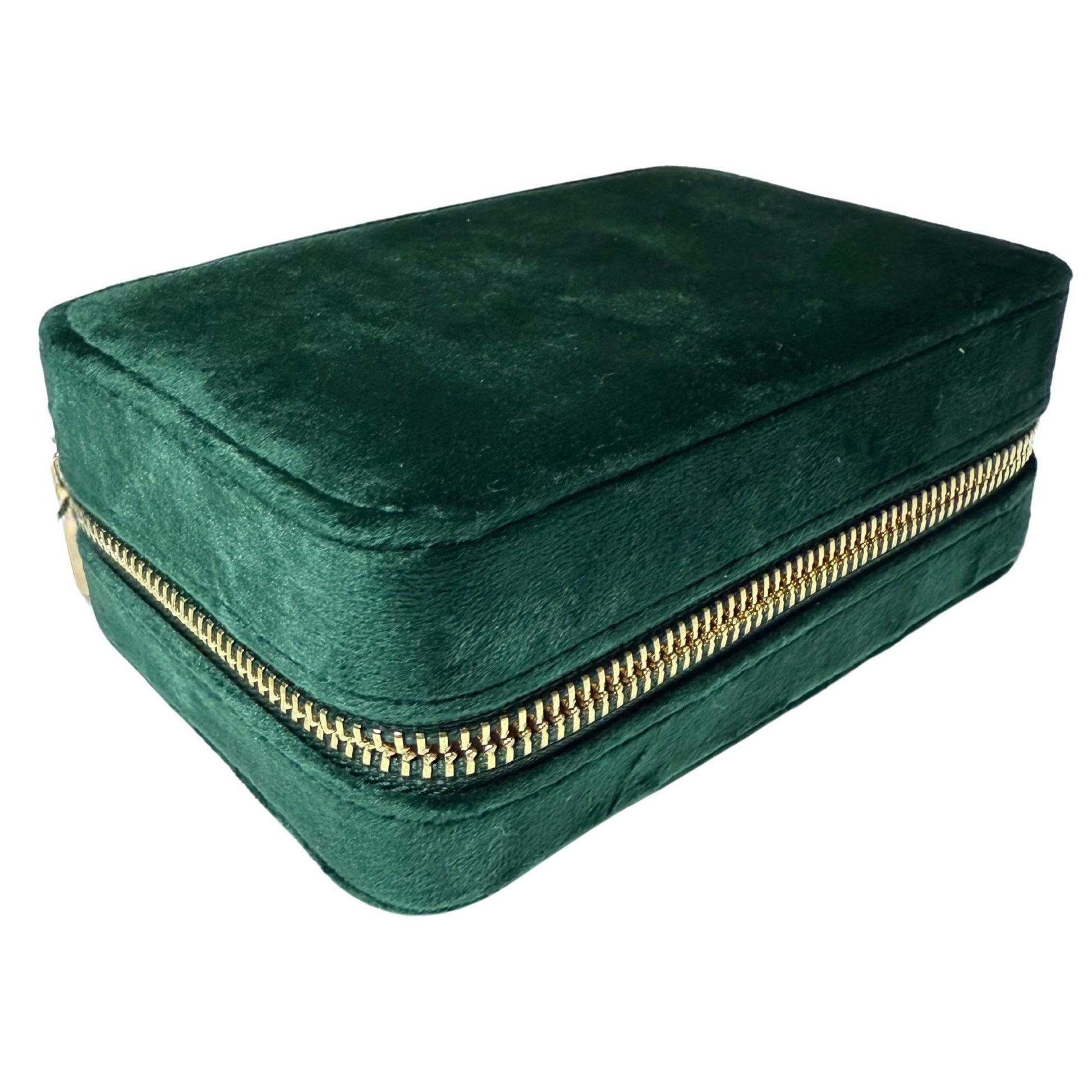 Personalised Velvet Jewellery Box, Custom Gold Glitter Name Jewelry Box, Bridesmaid Jewelry Box,Travel Jewelry Case, Velvet Jewelry Gift Box