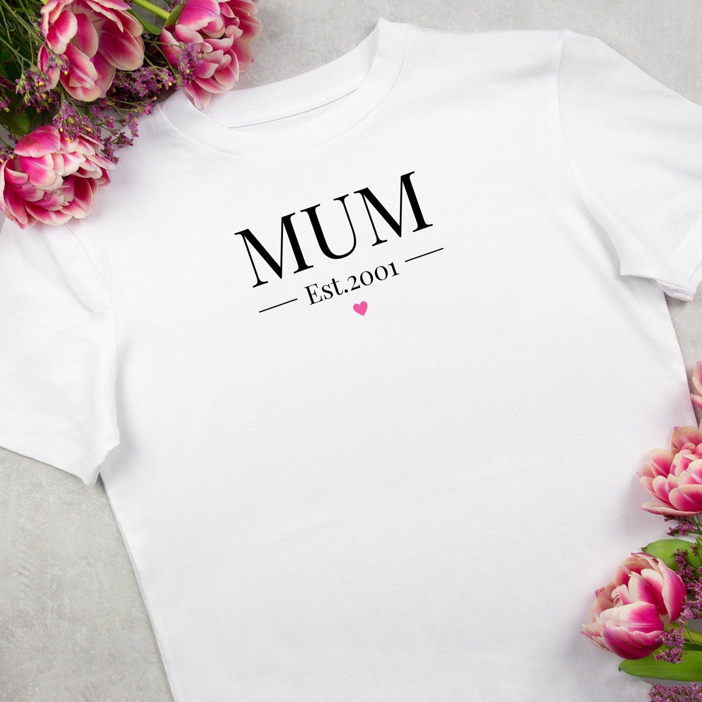 Mum Est With Heart T-Shirt