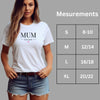 Mum Est 2001 Heart Love T Shirt
