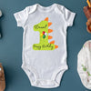 Personalised 1st Birthday Dino Balloons T Shirt