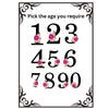 Personalised 6th Birthday Printed T Shirts