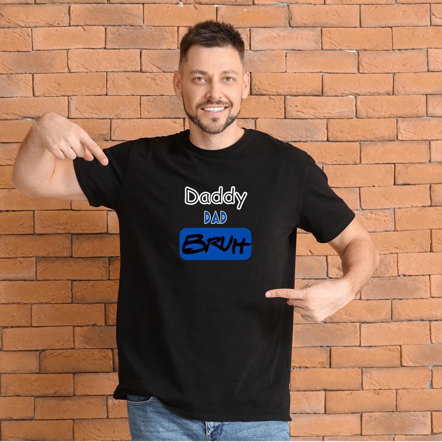 Personalised Dad and Mom Bruh T Shirt