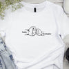 Custom Name Dad and Toddler Fist Bump T Shirt