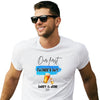 Personalised Our First Father's Day Drinking T Shirt