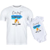 Personalised Our First Father's Day Drinking T Shirt