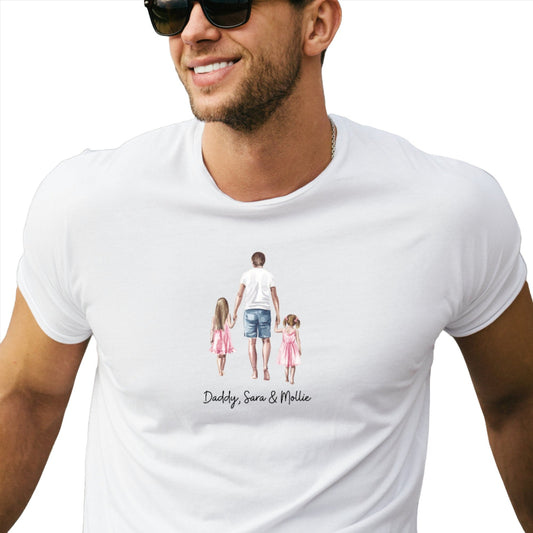 Personalised Daddy and Daughter T-Shirt