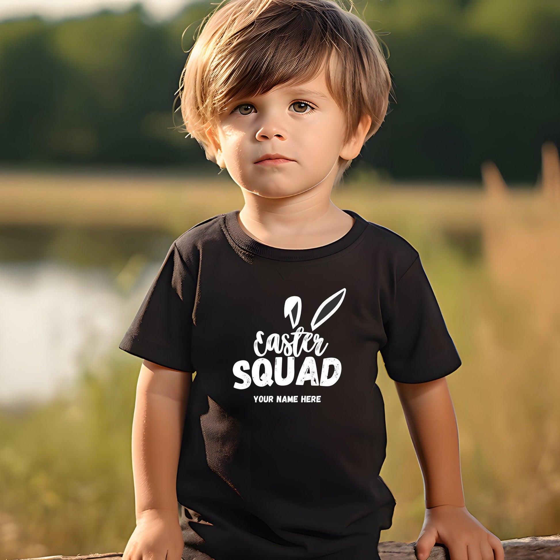 Personalised Easter Squad Family Matching T Shirts