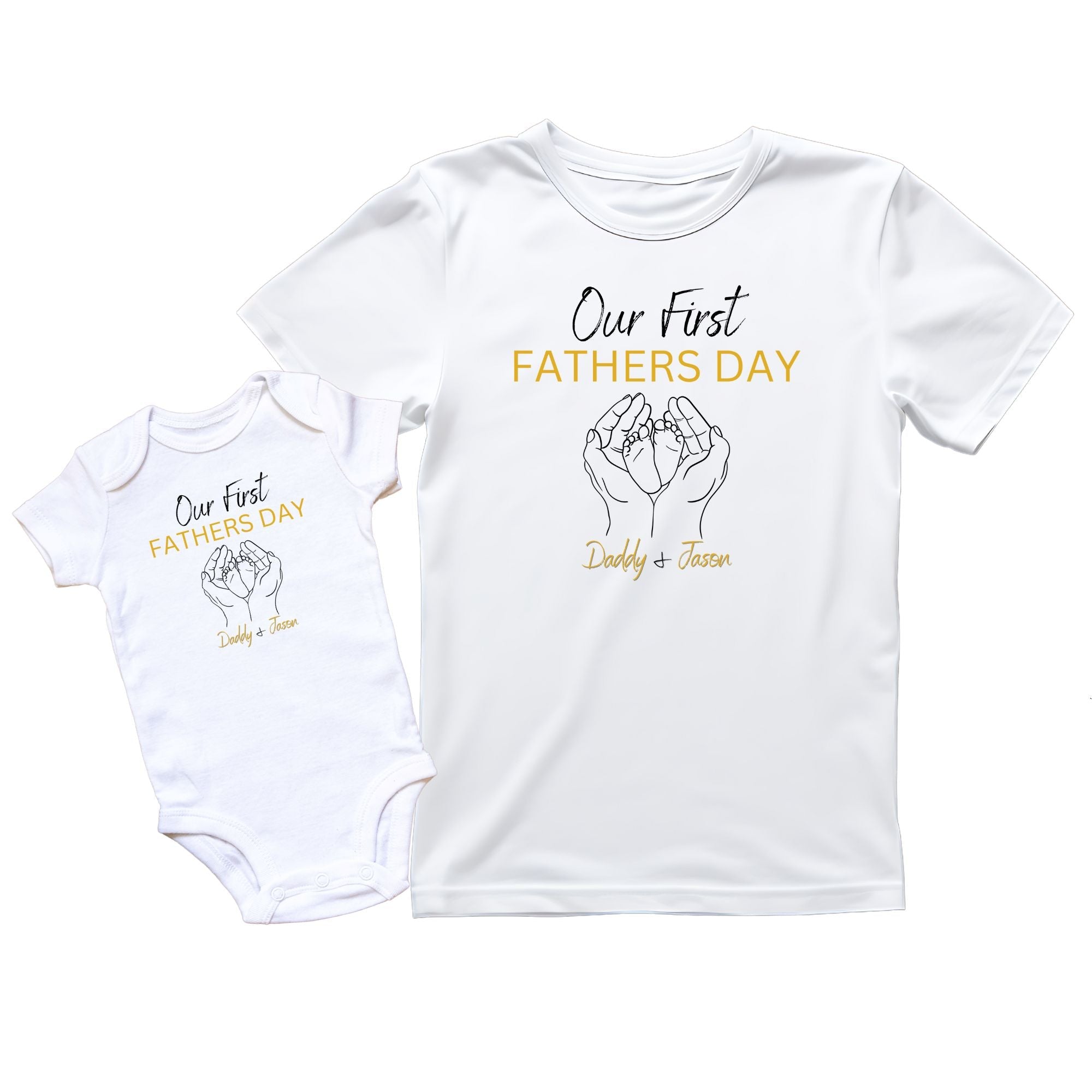 Daddy and baby shirts hotsell