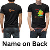 Personalised Holiday Crew Sun & Palm Tree T-Shirt, Family Vacation Shirt With Custom Name
