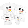 Personalised Family Holiday Crew Sunglass T Shirts