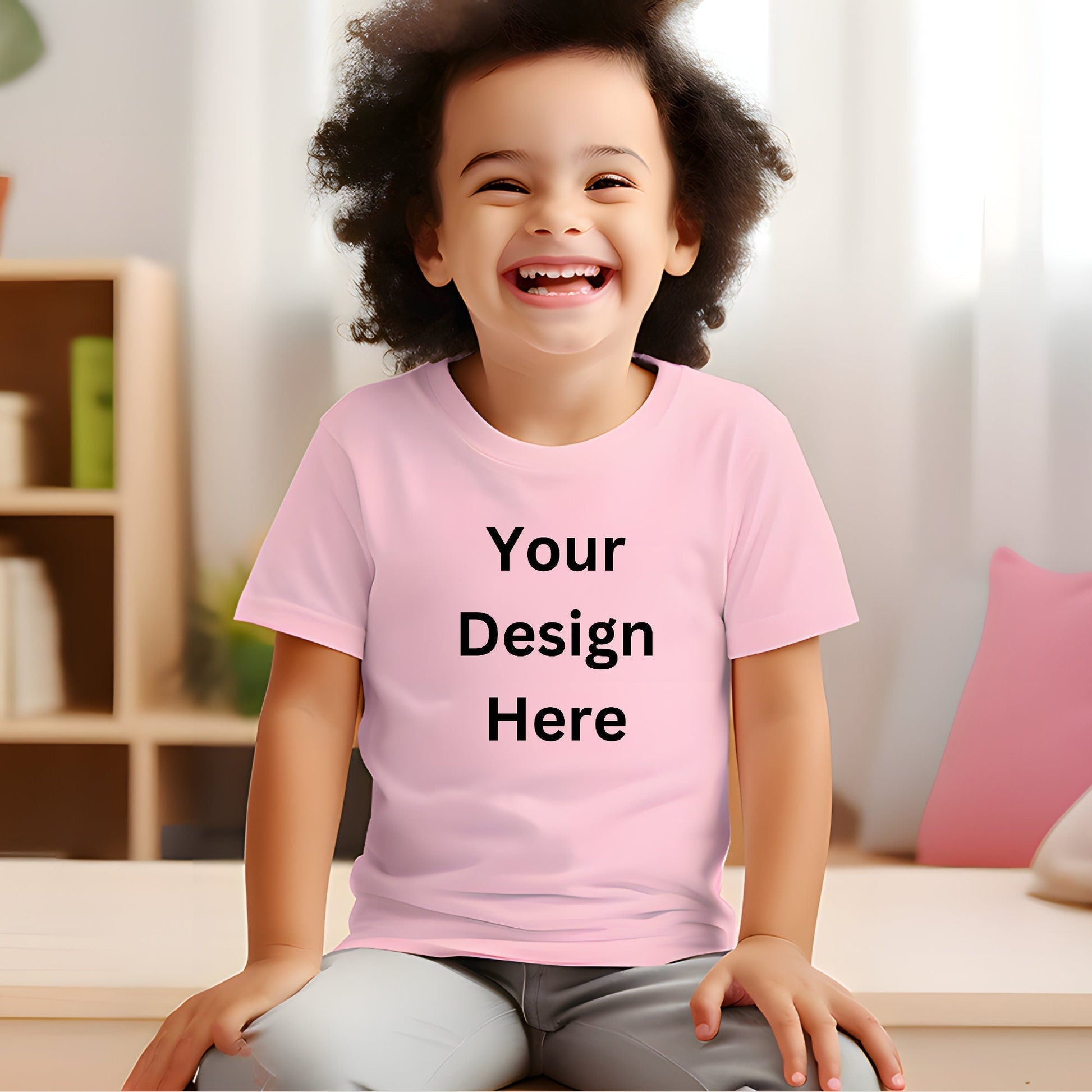Personalised Kids Photo and Text T Shirt
