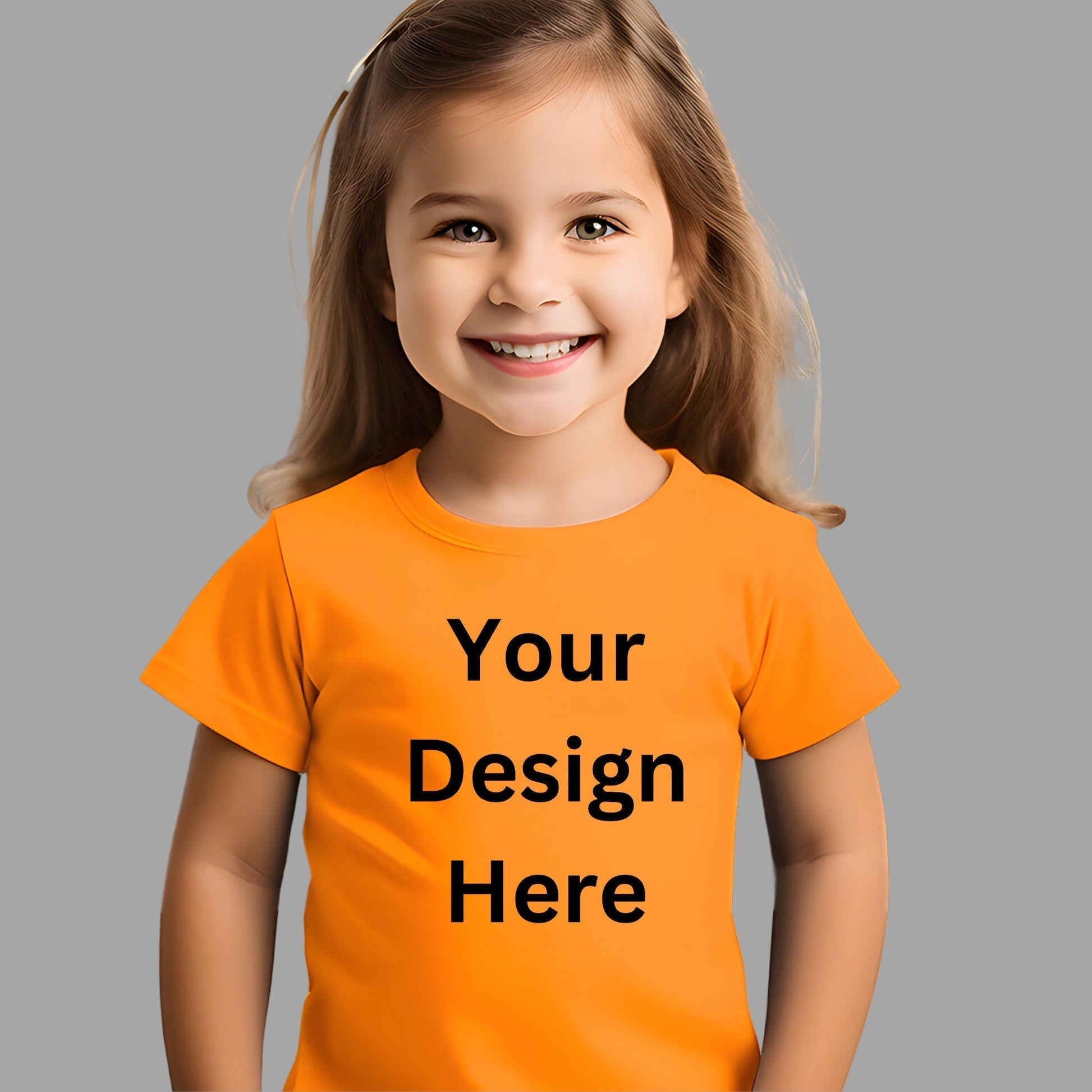 Personalised Kids Photo and Text T Shirt