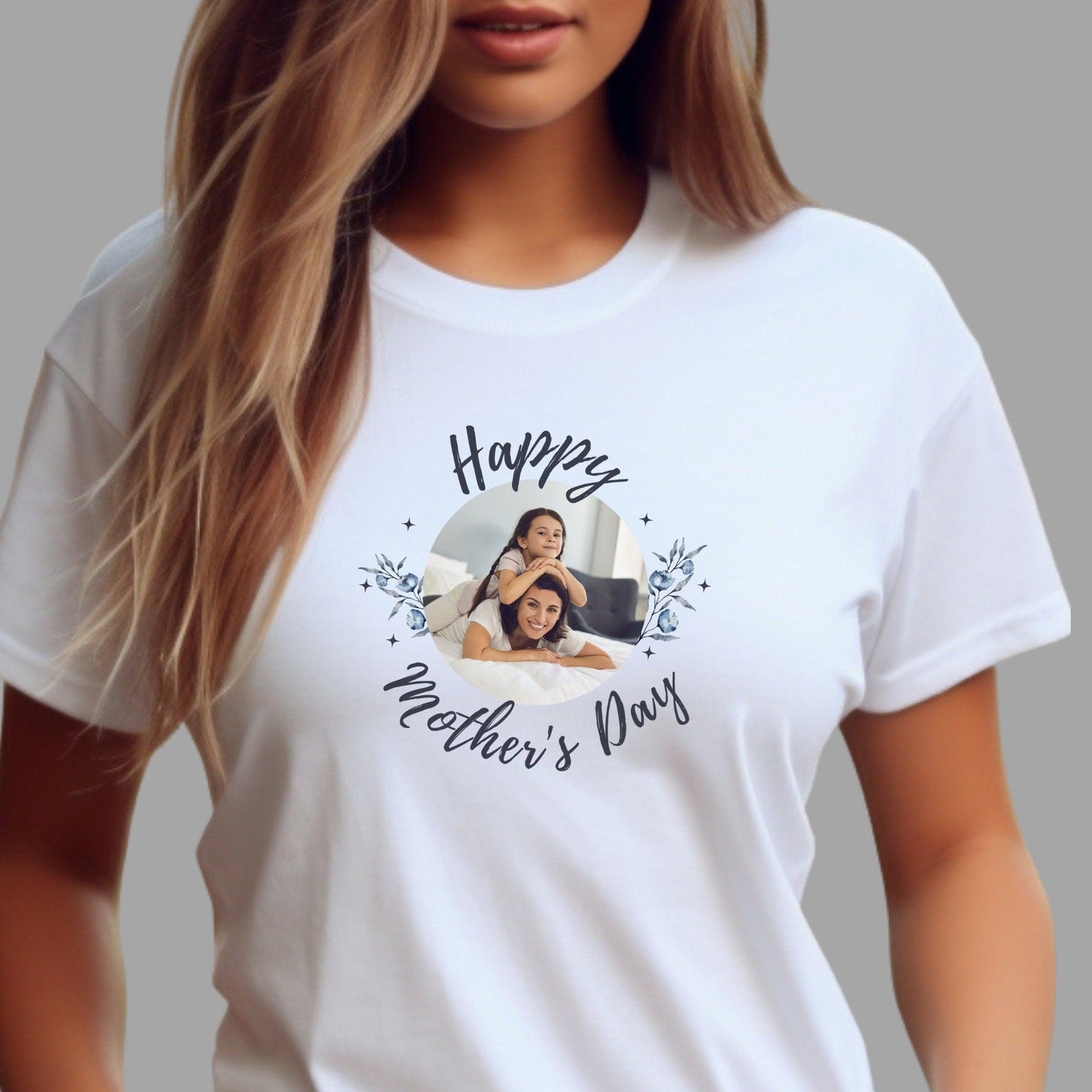 Personalised Mother's Day T-Shirt with Custom Photo