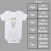 Personalised Our First Father's Day Baby Grow Shirts