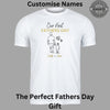 Personalised Our First Father's Day Baby Grow Shirts
